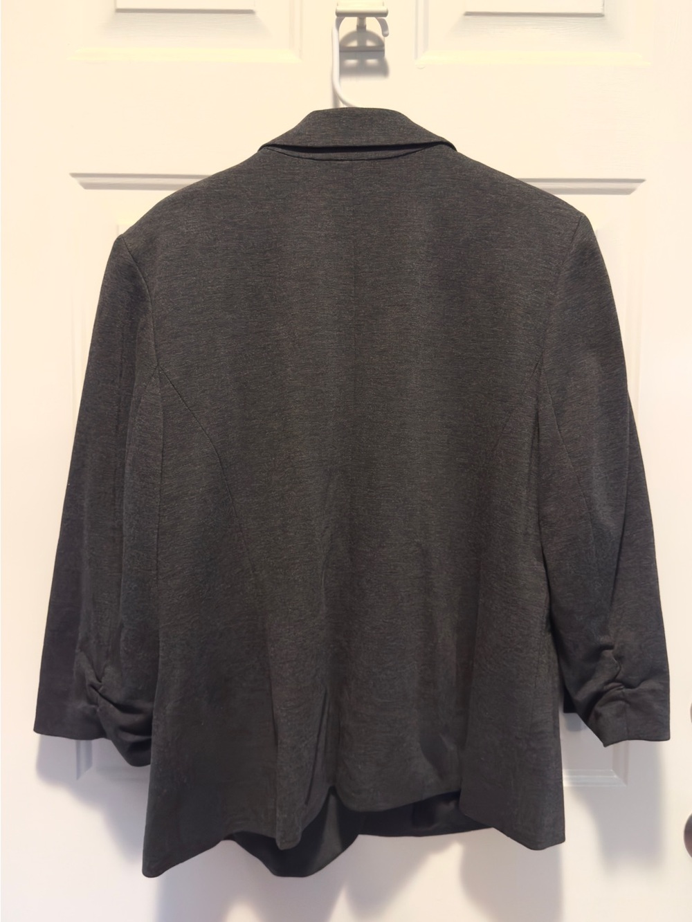 Kasper Women's Dark Gray Single-Button Blazer 14W - Picture 2 of 4